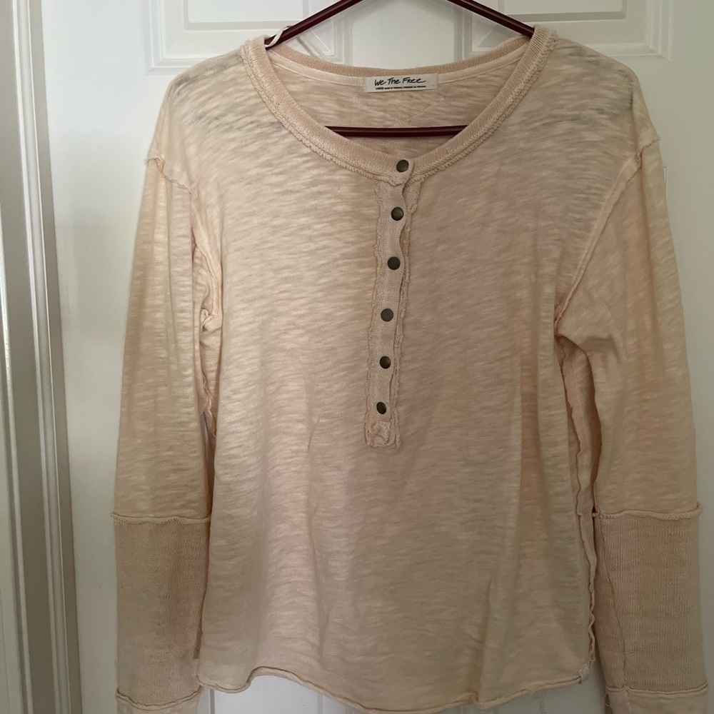 Free people size L, peach top